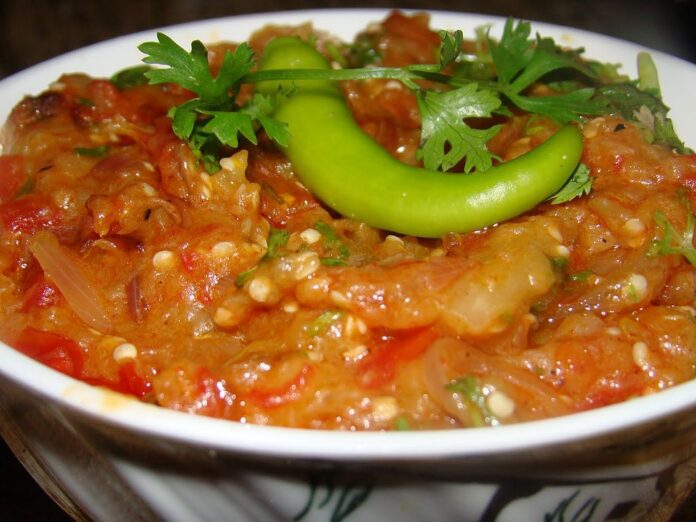 Spicy Baingan Bharta